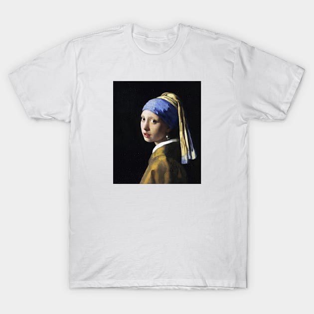 The girl with a pearl earring T-Shirt by mike11209